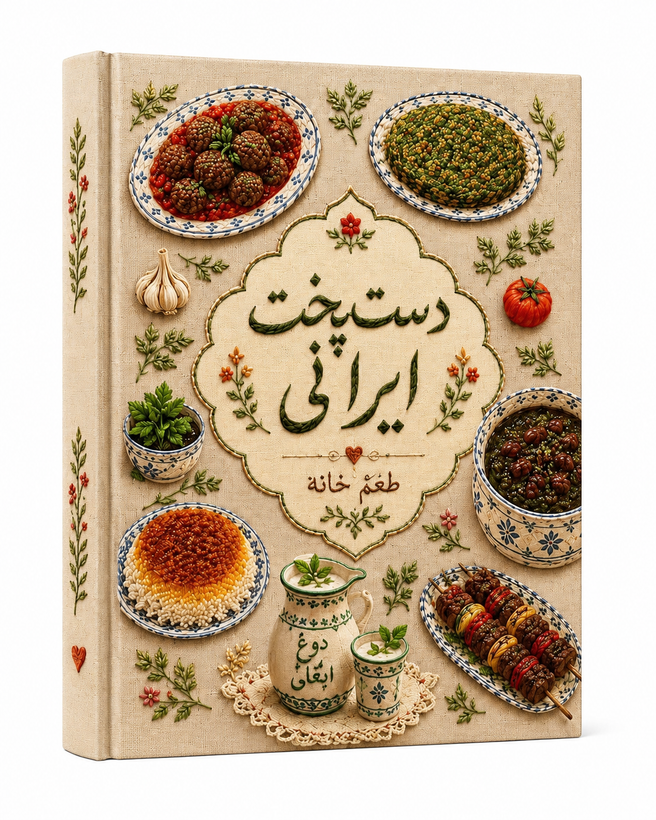 کتاب دستپخت ایرانی | مجموعه غذاهای اصیل ایرانی