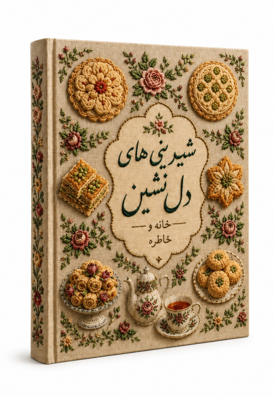 کتاب شیرینی های دلنشین | مجموعه شیرینی های اصیل ایرانی و معروف خارجی