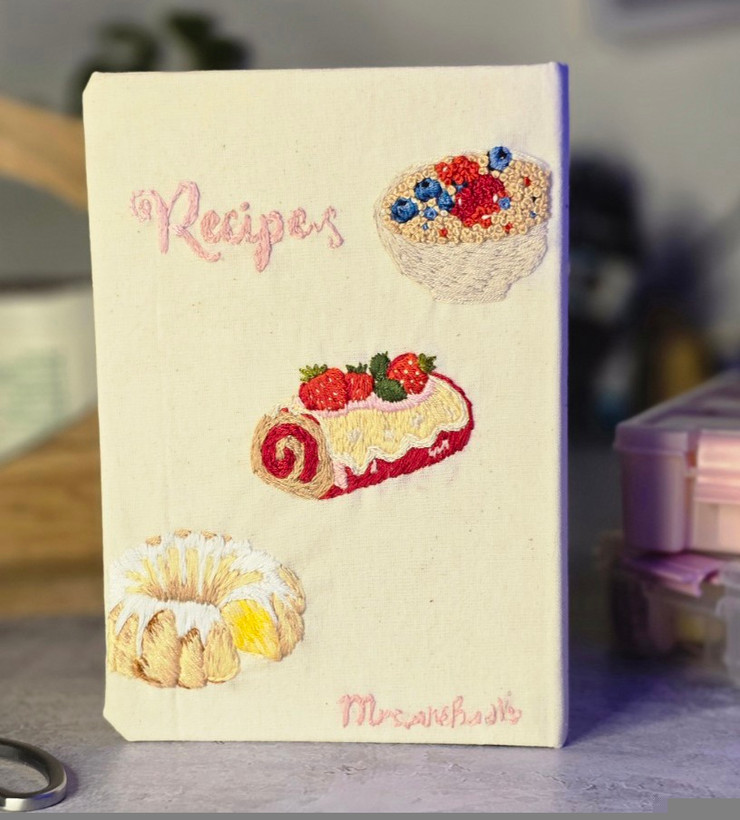 ژورنال دستساز شیرینیها، اختصاصی سایز A5 🍰🍓
